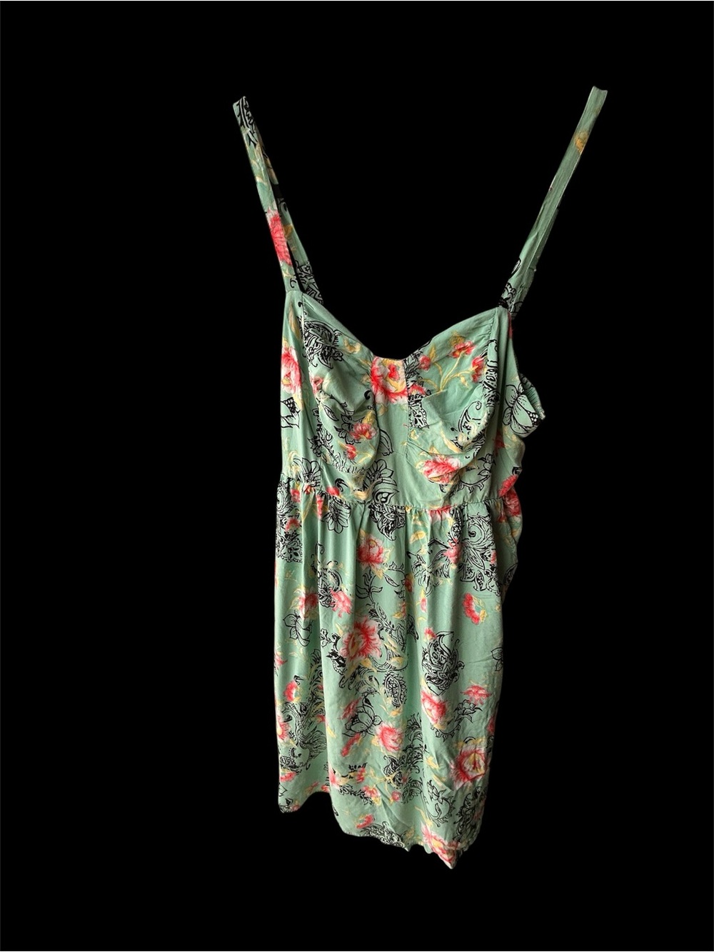 torrid Mint Green Floral Slip Dress